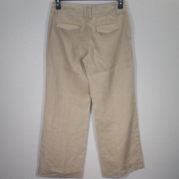 Michael Kors women's linen casual pant - Picture 4 of 5